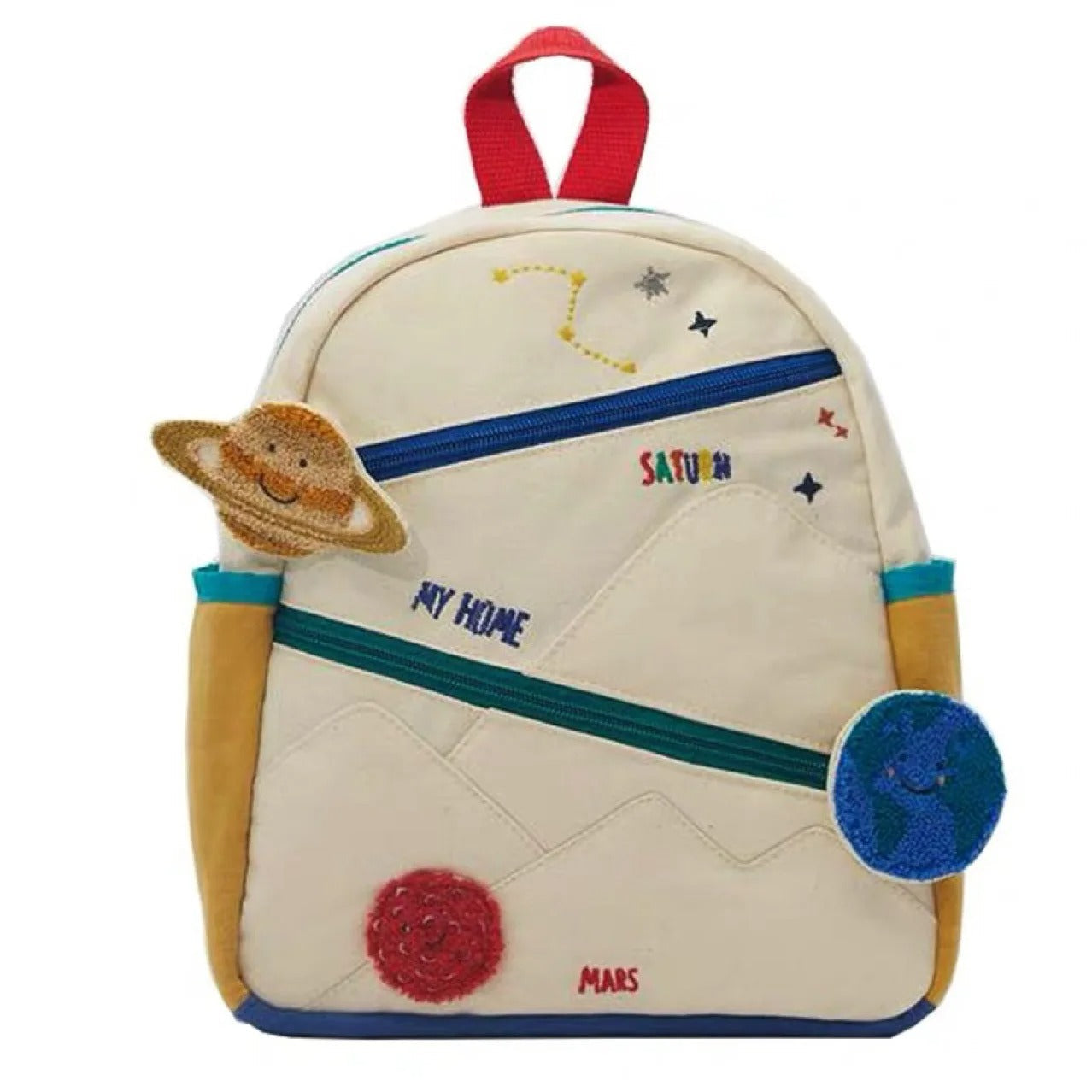 Kinder-Rucksack aus Baumwolle Planet